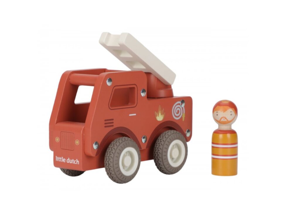 Hasičské auto drevené