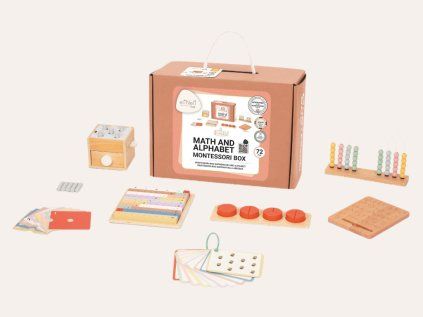 Sada montessori hraček pro děti od 36 měsíců - edukativní box