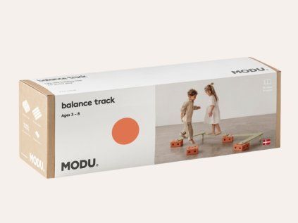 Sada stavebních bloků Balance Track oranžová/zelená