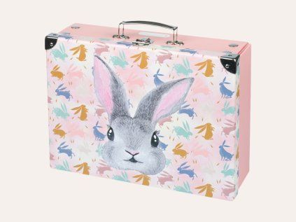 Skladací školský kufrík Bunny s kovaním