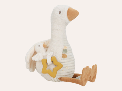 Plyšová hus s aktivitami Newborn Naturals