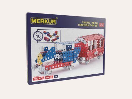 Merkur 032 Železničné modely, 300 dielov, 10 modelov