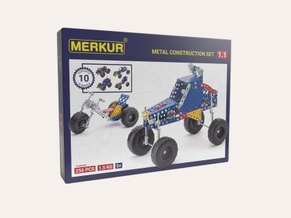 Merkur 1.1 Stavebnica vozidiel, 256 dielikov, 10 modelov
