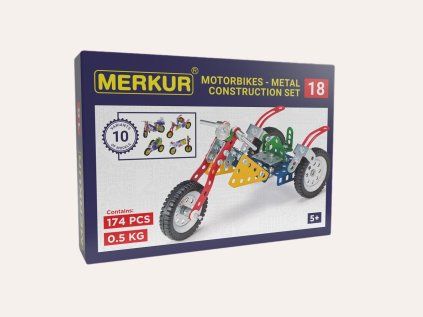 Merkur 018 Motocykle, 174 dielov, 10 modelov