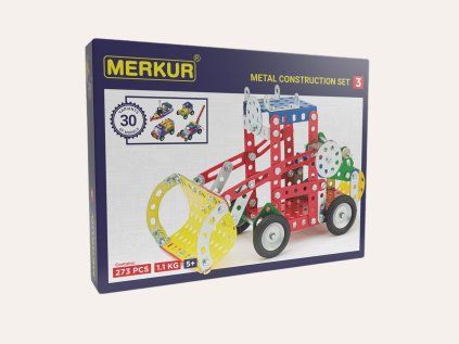 Merkur 3 stavebnica, 307 dielikov, 30 modelov