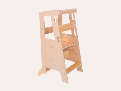 Rostoucí učící věž pro děti 3v1 90 cm se stabilizačními prvky