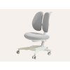 Dětská ergonomická židle k psacímu stolu - šedá