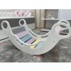 Bílá duhová montessori houpačka ELIS DESIGN