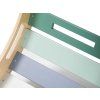 Velká dřevěná montessori houpačka 100 cm 5v1 s pastelovými deskami