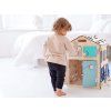 Activity board domeček pro kluky - modré a mint prvky