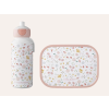 Desiatový set (fľaša 400ml+box) Kvety a motýle