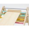 Detail upevnění prkna 2v1 - Montessori Piklerové trojúhelník 3v1 s activity boardem a prknem 2v1 - fresh
