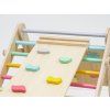 Detail uchycení fresh prkna - Montessori Piklerové trojúhelník 3v1 s activity boardem a prknem 2v1 - fresh