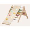 Montessori Piklerové trojúhelník 3v1 s activity boardem a prknem 2v1 - fresh