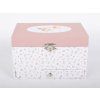 Hrací dětská šperkovnice se zrcadlem, baletkou a praktickou zásuvkou