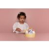 Narodeninová torta 26 dielov drevená Pink