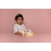 Narodeninová torta 26 dielov drevená Pink