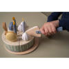 Narodeninová torta 26 dielov drevená Blue