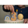 Narodeninová torta 26 dielov drevená Blue