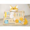 Activity board liška pro děti s montessori prvky