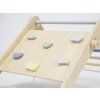 Lezecká stěna - Montessori Piklerové trojúhelník 3v1 s activity boardem a prknem 2v1 - pastel