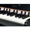 Černé dětské piano (klavír) - pro děti od 18 měsíců