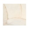 Detské plyšové kreslo Soft White