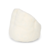 Detské plyšové kreslo Soft White