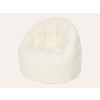 Detské plyšové kreslo Soft White