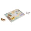 Vkládací puzzle dřevěné se zvířátky ze ZOO - zvukové