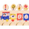 Puzzle a vkládačka dřevěná smysly - edukativní hra