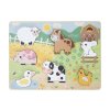 Dřevěné vkládací puzzle - zvířátka z farmy