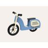 Dřevěný stylový scooter modrý