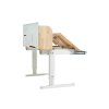 Ergonomický rostoucí dětský psací stůl sklopný - modrý