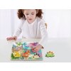 Dřevěné puzzle vkládací - dinosauři