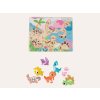 Vkládací puzzle pro děti od 1 roku - Dinosauři