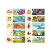 Dřevěné puzzle - domovy zvířátek